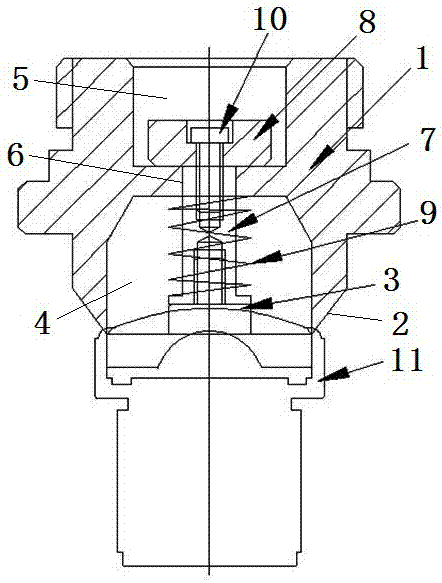 A kind of bad lens dismantling structure and using method thereof