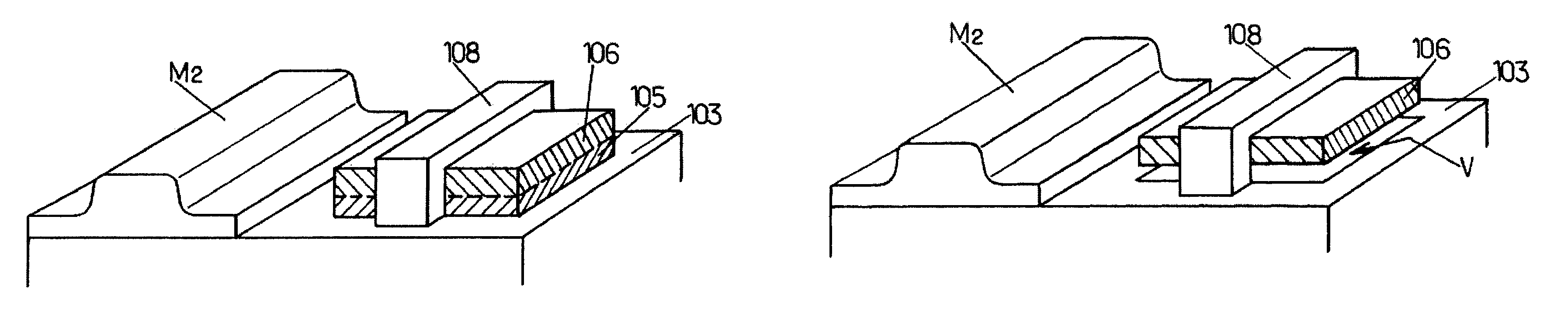 Process for realizing an integrated electronic circuit with two active layer portions having different crystal orientations