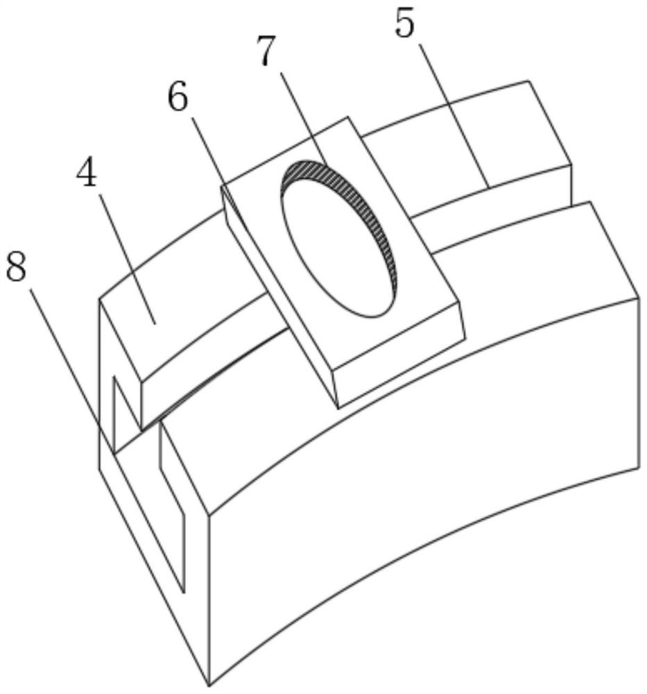 High-pressure cleaning pump impact spray head