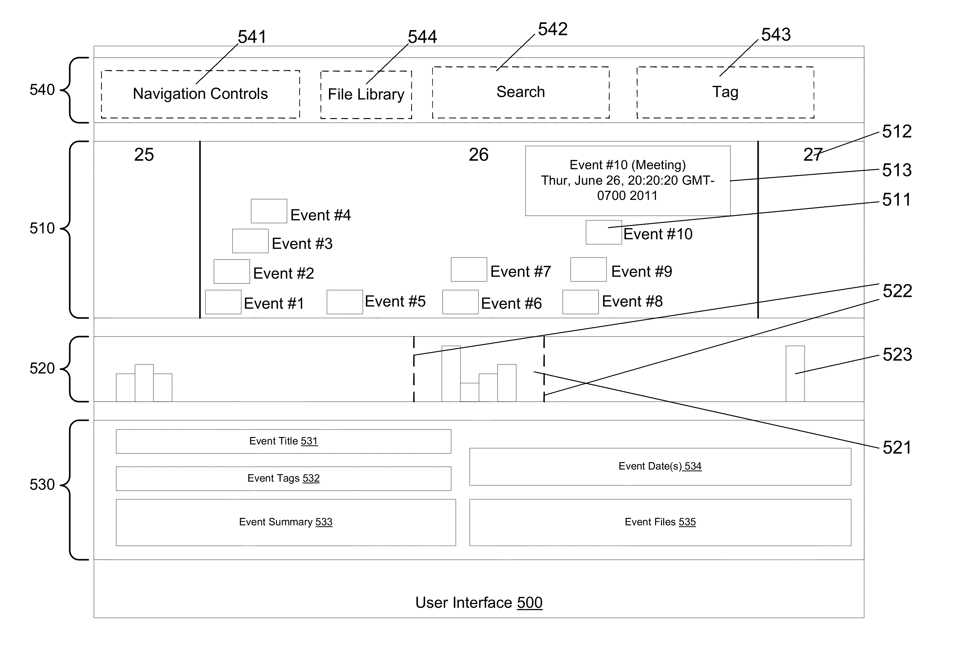 Case data visualization application