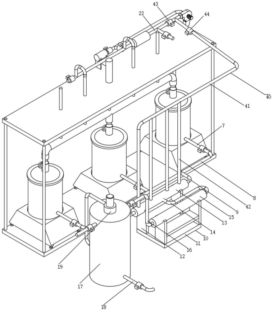 Semiconductor liquid medicine distribution system with bubble removing function