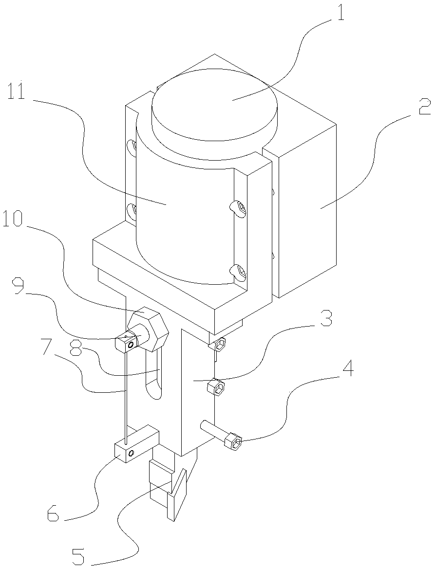 Composite tool head for machining energetic materials