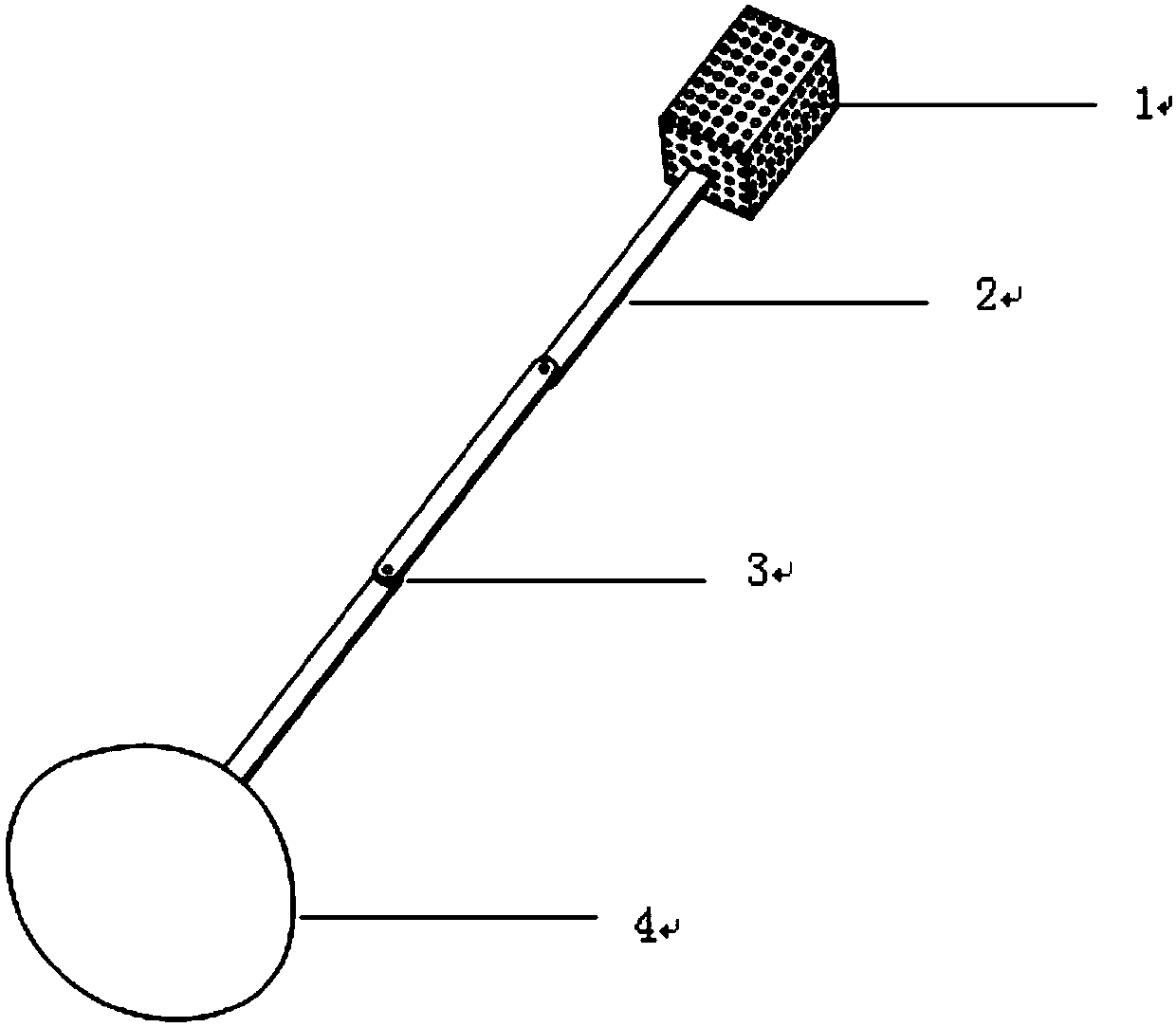 Walnut picking tool special for morning and evening