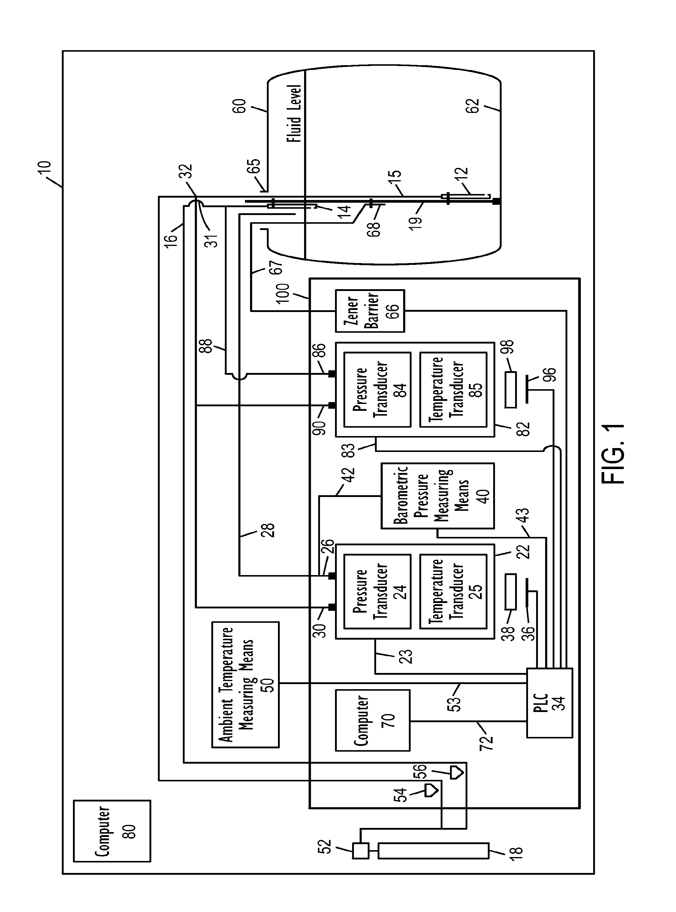 Method and apparatus for leak detection in horizontal cylindrical storage tanks