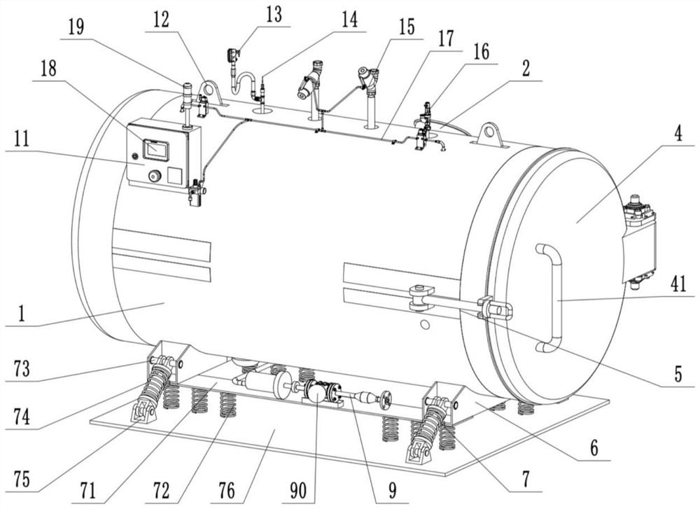 Corrosion-resistant chemical raw material storage tank