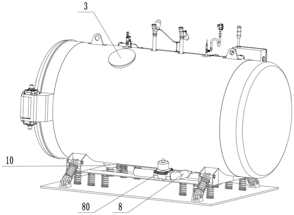 Corrosion-resistant chemical raw material storage tank