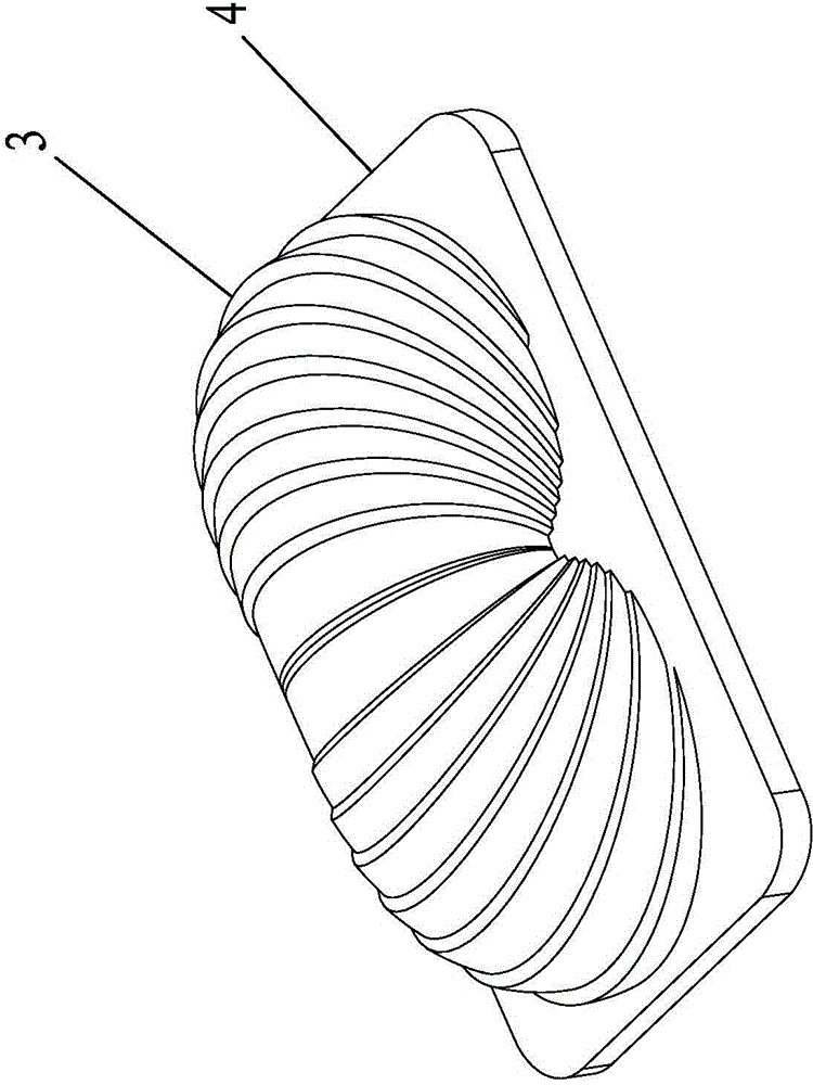 Asymmetric LED street lamp lens