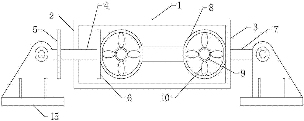 Steel damping anti-drop-beam device