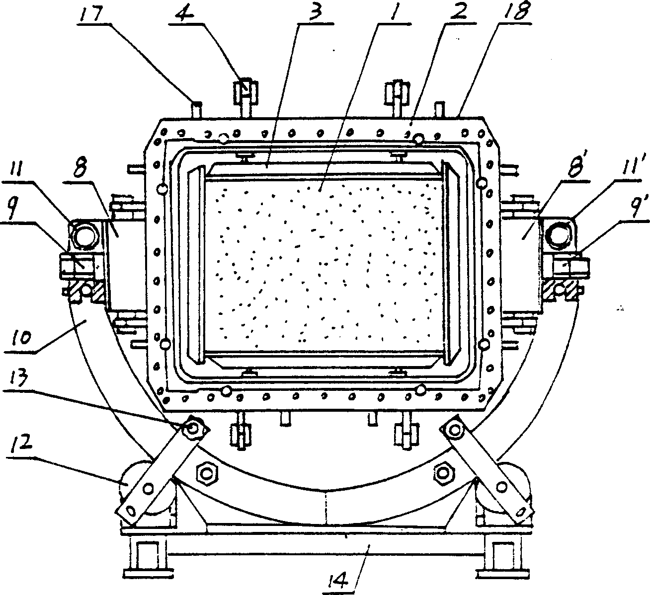 Bidimentional oil and gas migration and accumulation analogue experimental device