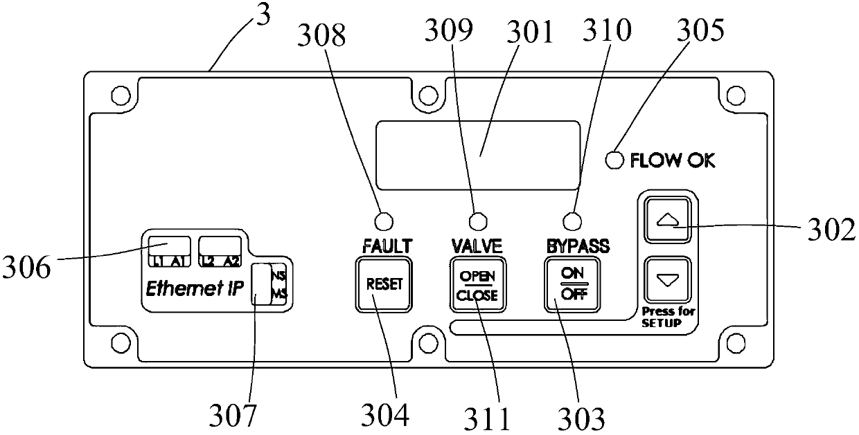 Water circulation monitoring control device with flow display function and welding robot