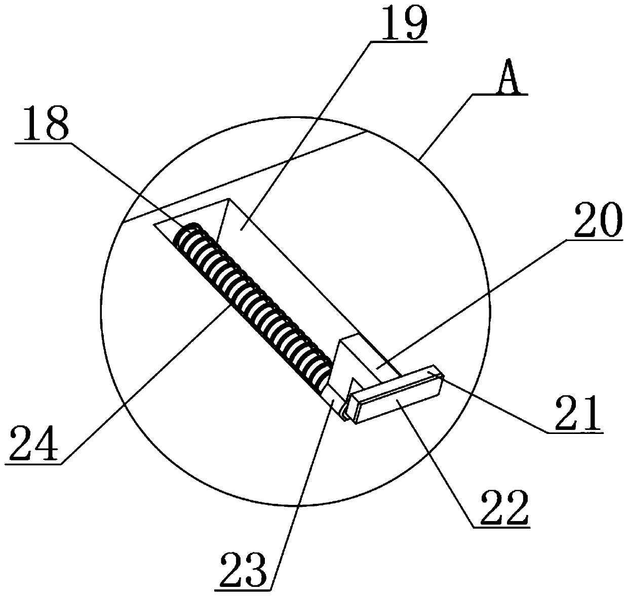 Work piece flatness detection device based on die machining