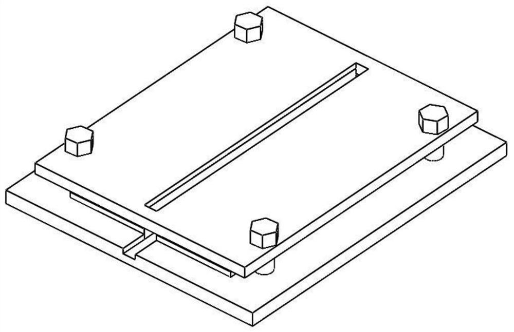 Flat niti alloy electron beam welding anisotropic cooling device and its welding method