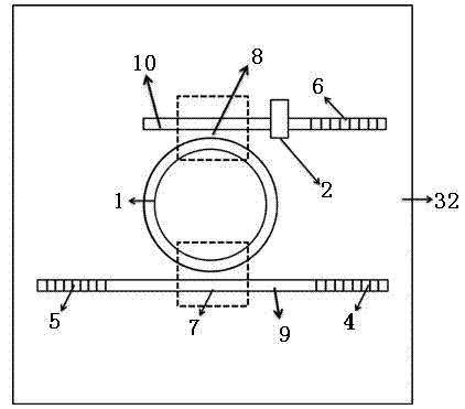 Two-dimensional stratified material based SOI (Semicon-on-insulator) base micro loop filter