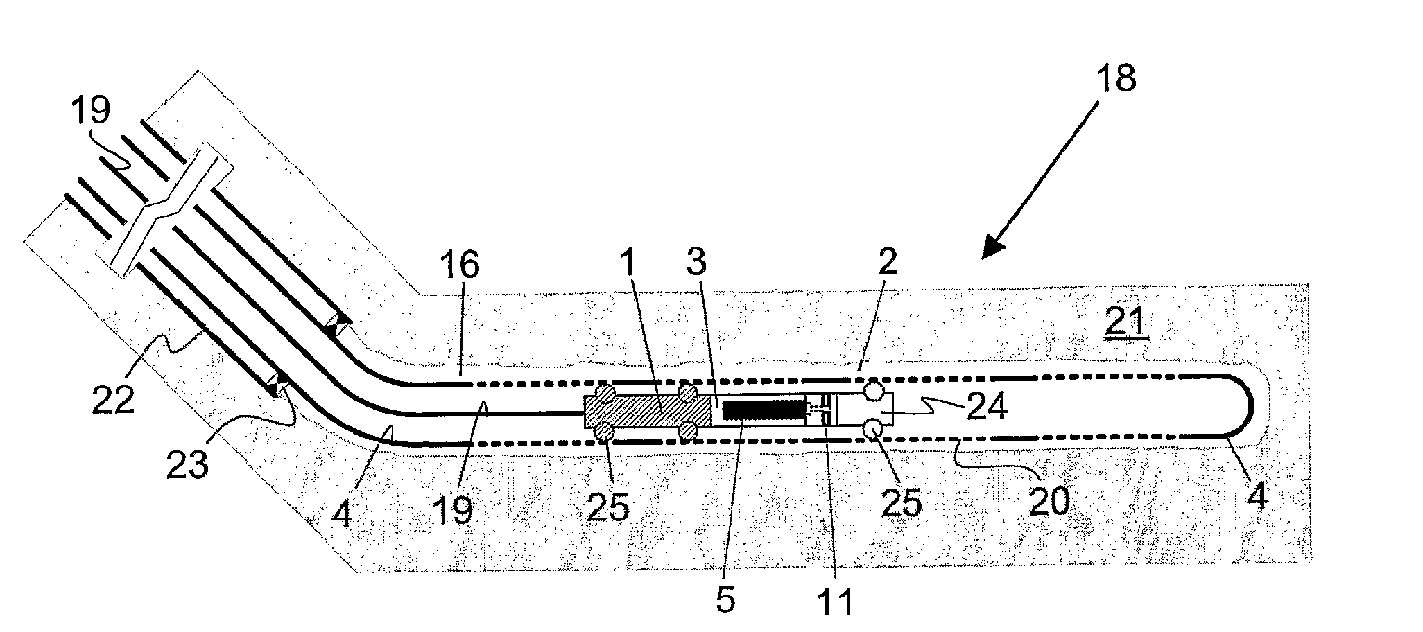 Method and a Device for in Situ Formation of a Seal in an Annulus in a Well