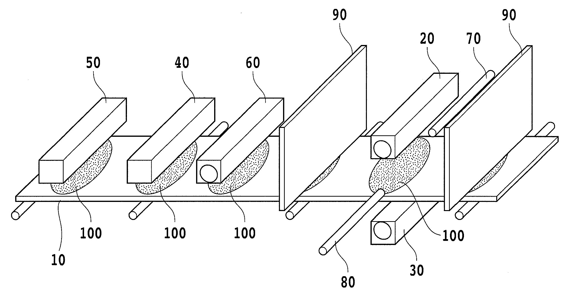 Apparatus for manufacturing silicon oxide thin film and method for forming the silicon oxide thin film