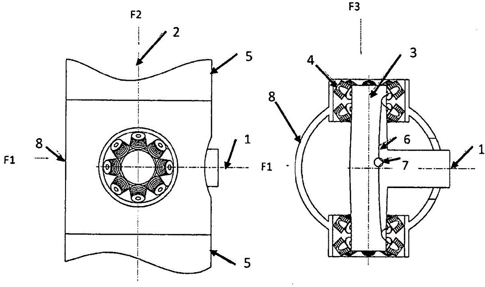 Elastic self-aligning bearing