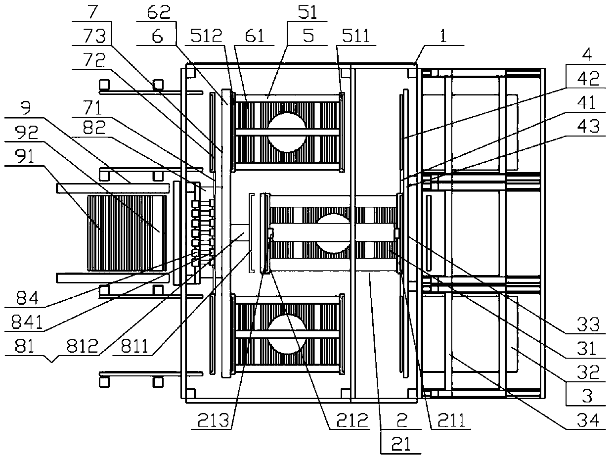 U-shaped tube accompanying tooling unit of a fin assembly automatic intubation system