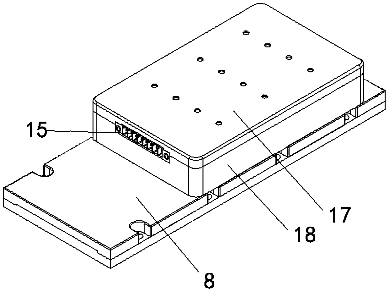 Spliced plane motor mover structure