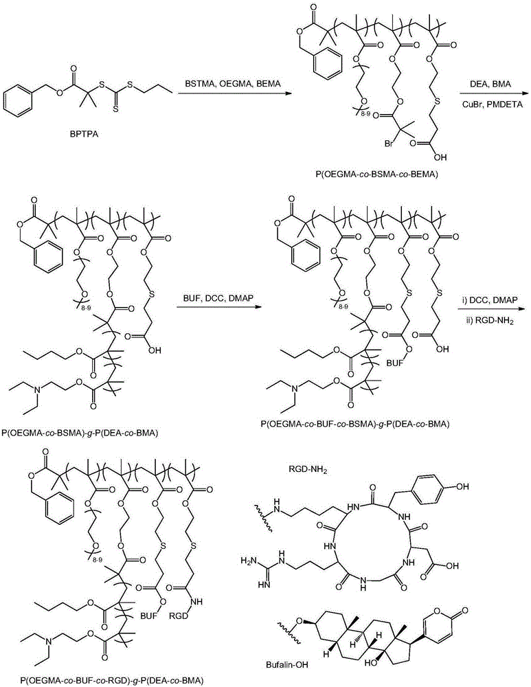 Tumor targeted prodrug having endosome escaping function as well as nano preparation and preparation method of tumor targeted prodrug