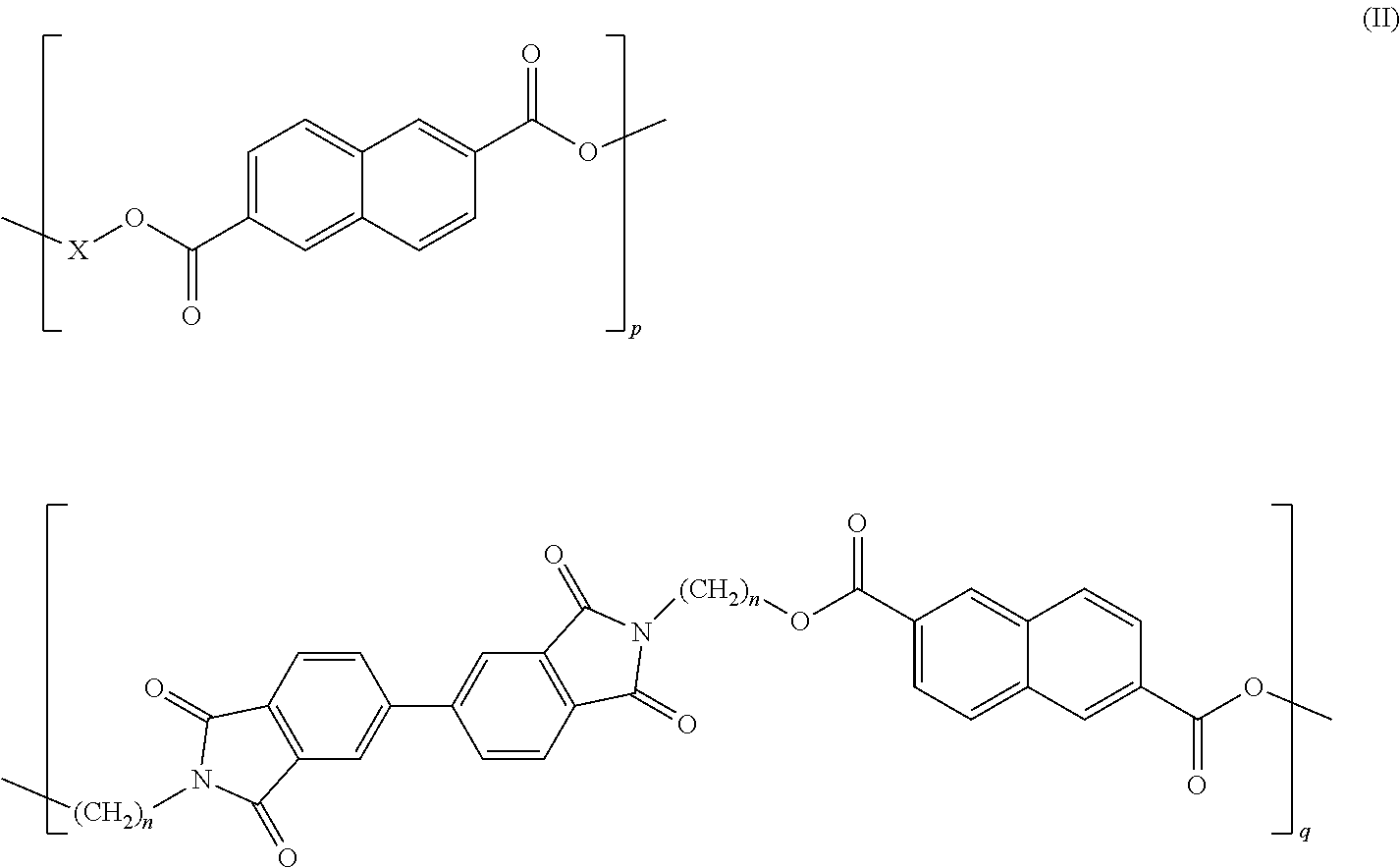 Copolyesterimides of poly(alkylene naphthalate)s having high glass transition temperature and film made therefrom