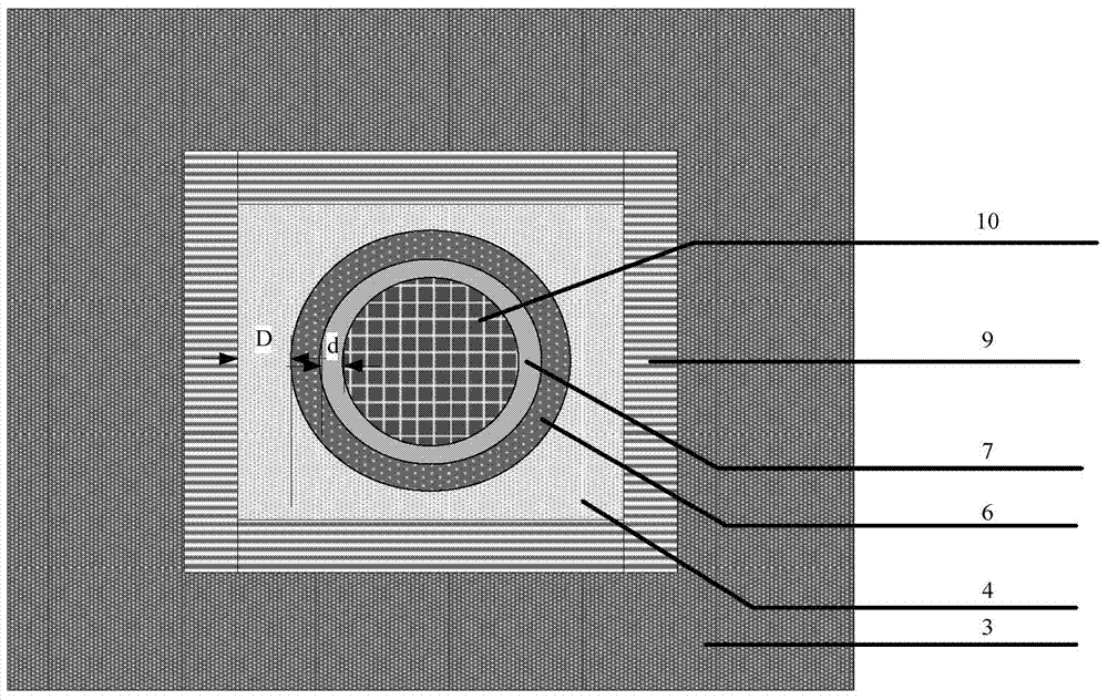 Capacitance Si-based radiation detecting device, and preparation method thereof