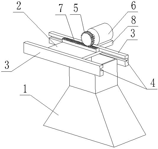 Overflow-free concrete stirrer material falling device