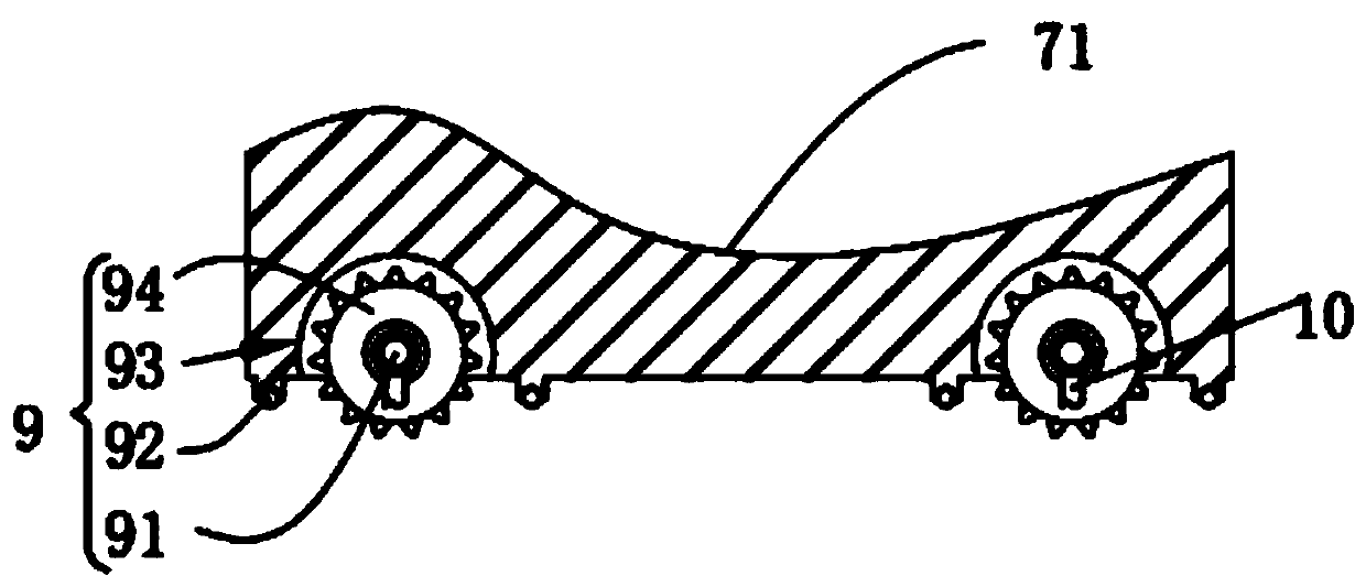 A wire electric discharge cutting device