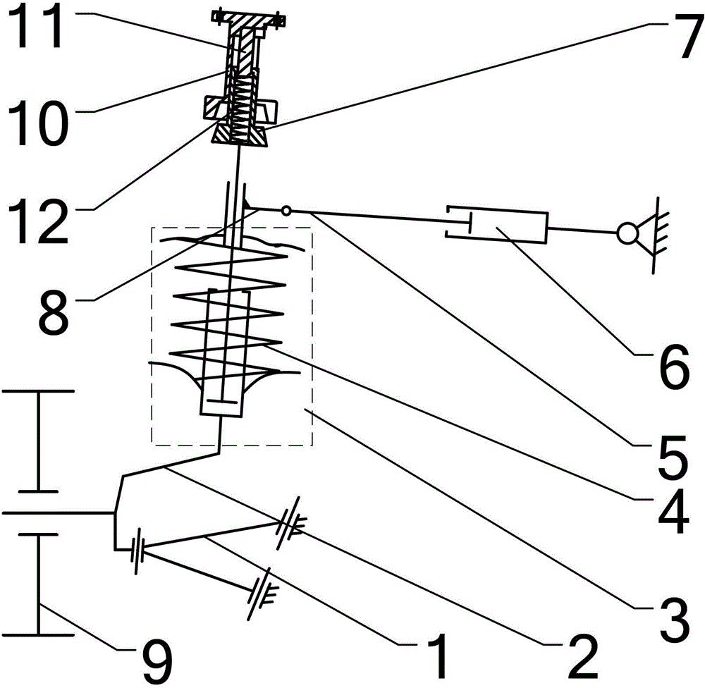 Amphibious vehicle suspension folding and unfolding mechanism