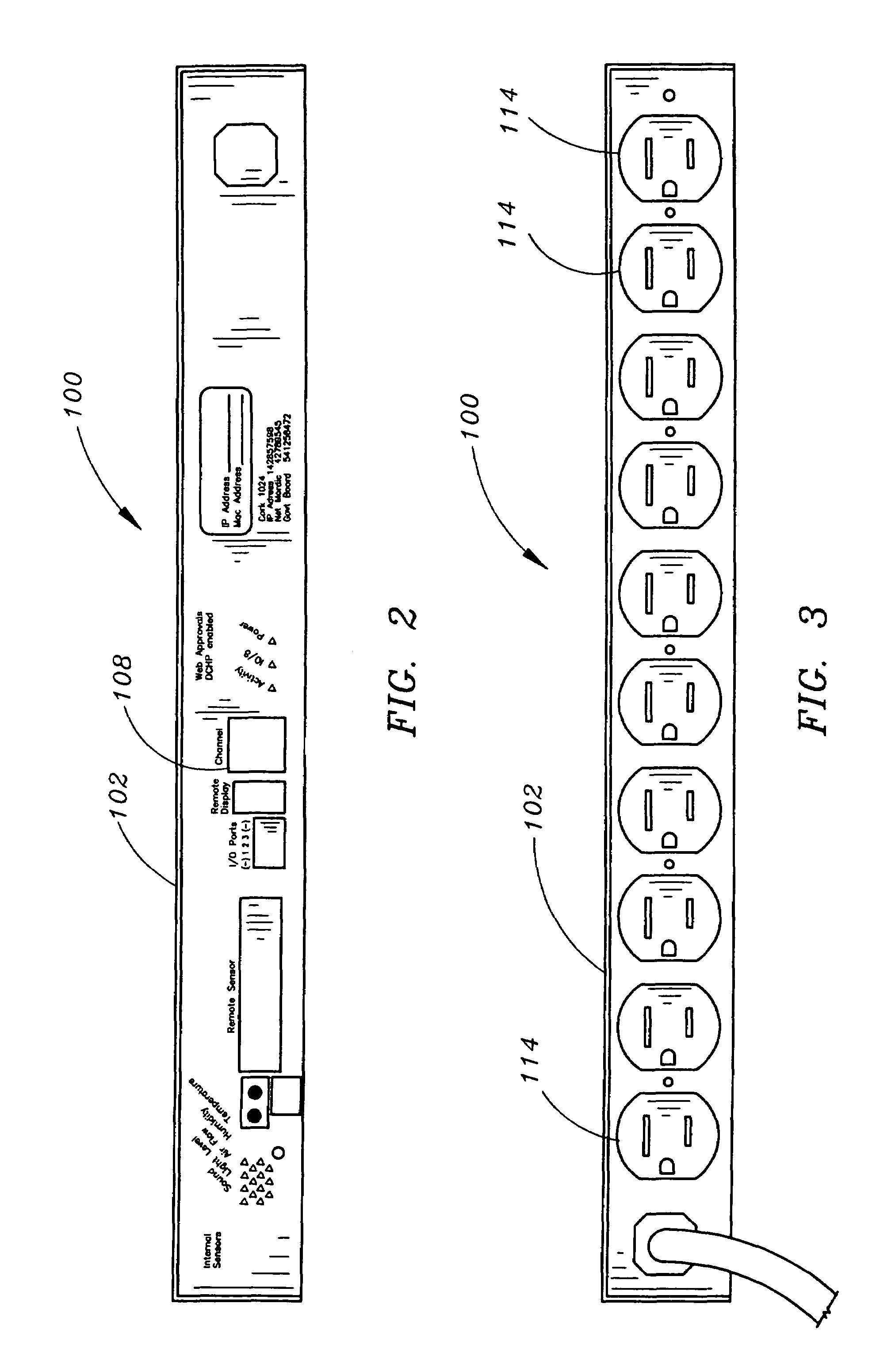 Integrated power and environmental monitoring electrical distribution system