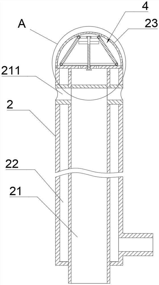 Sputum suction device for pneumology department