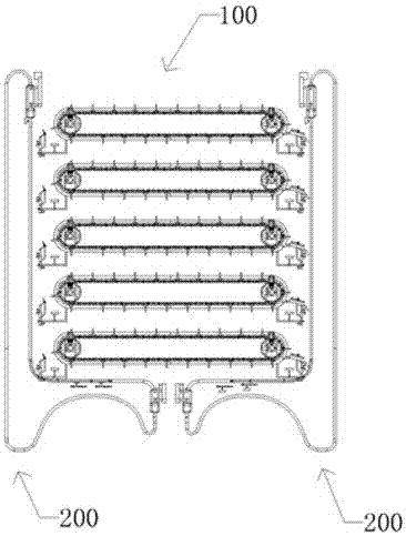 Full-automatic double-display-stand system