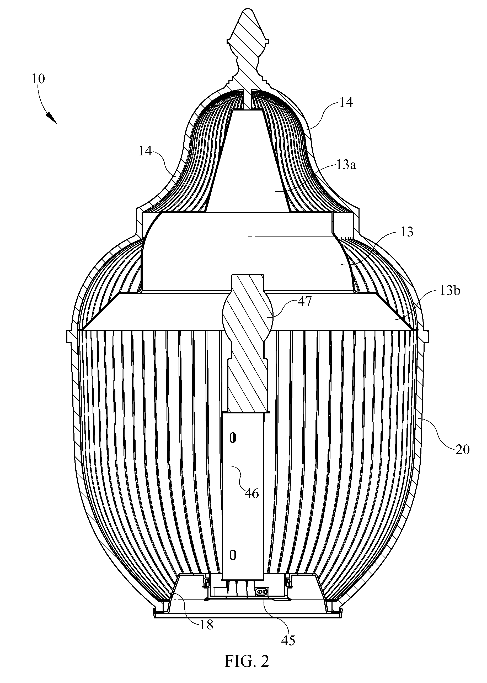 Sealed Acorn Luminaire