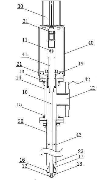 Filling head with air-liquid duplex channel, filling system and method thereof