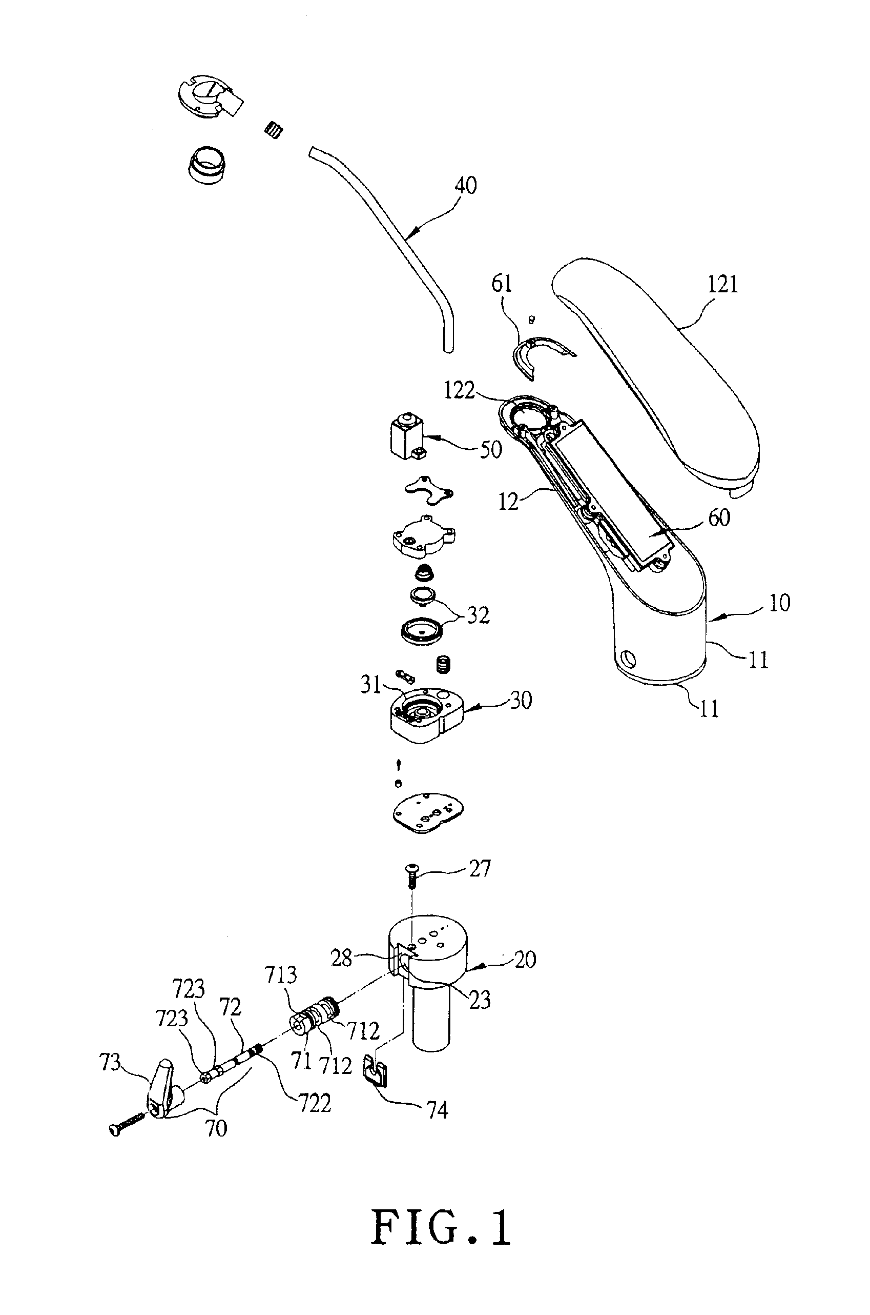 Manual-automatic water faucet