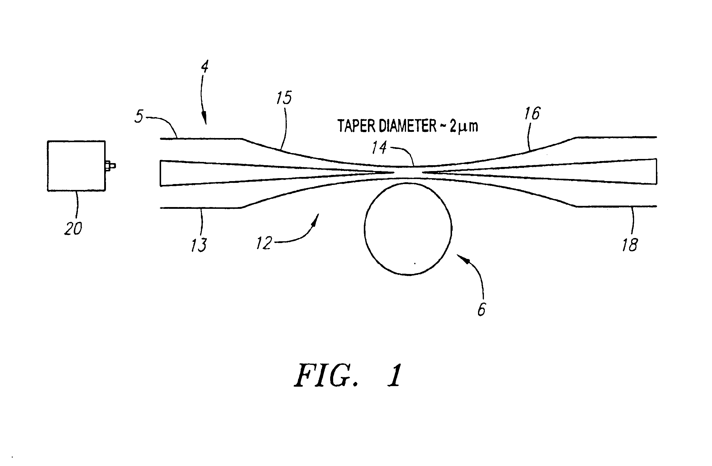 Fiber-coupled microsphere Raman laser