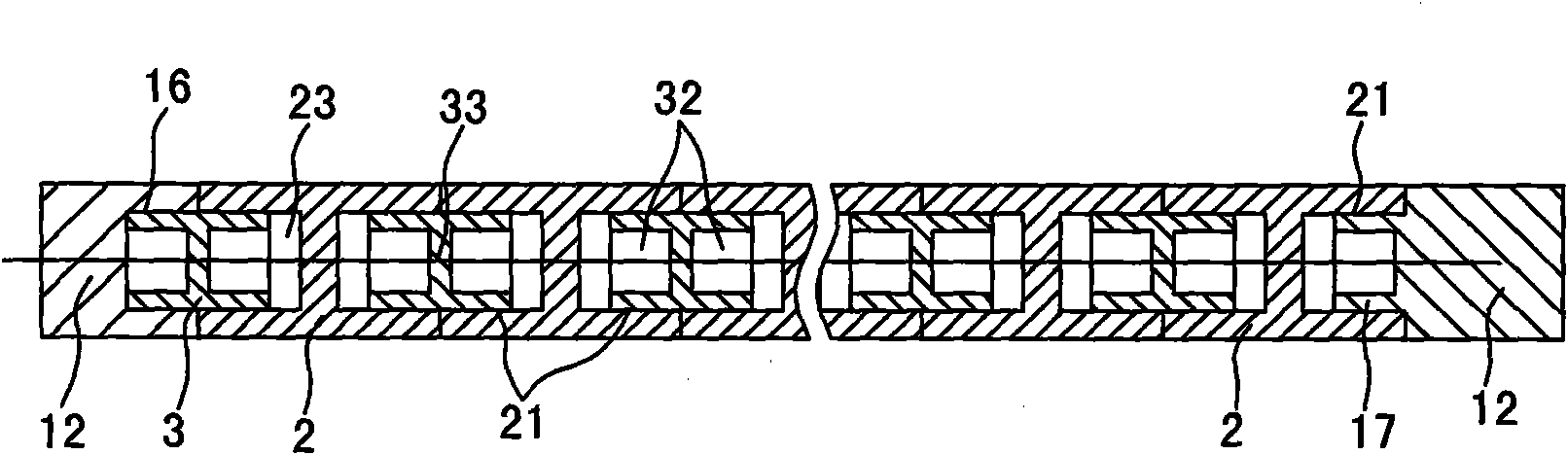 Bar-shaped embedding chair