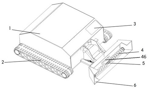 Petroleum cleaning and extracting equipment for sandy mud flat oil spilling area