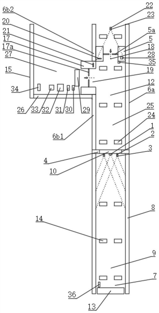 Security place entrance and exit video image analyzing and processing system