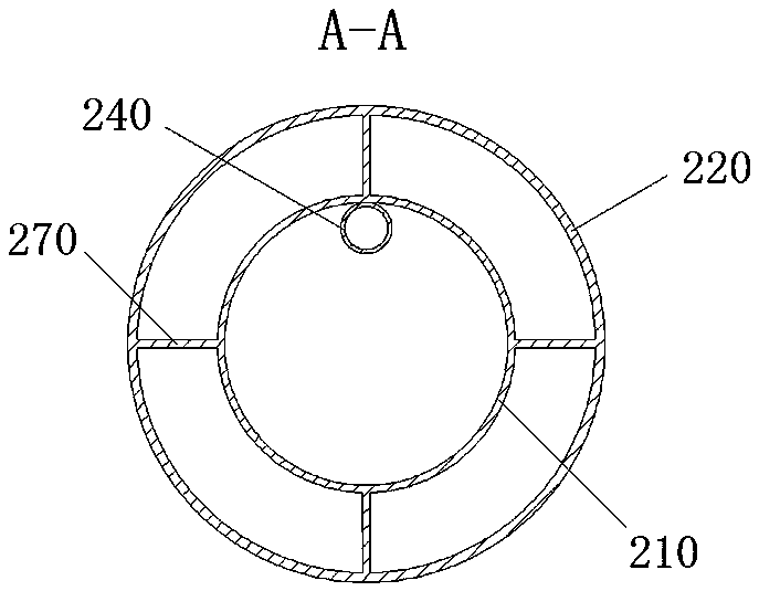 Intratracheal surgical high-frequency ventilation and gas guide device and method for operating same