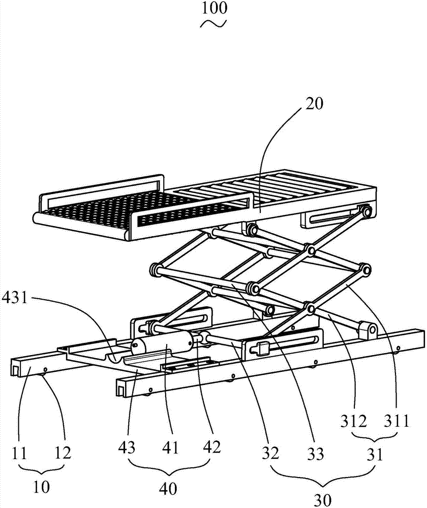 Power battery pack mounting auxiliary mechanism