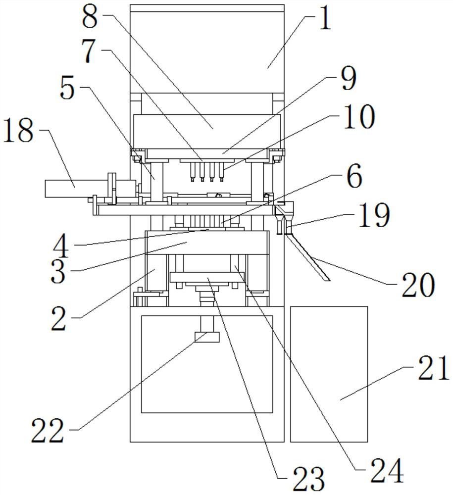 Improved equipment for improving tabletting production capacity