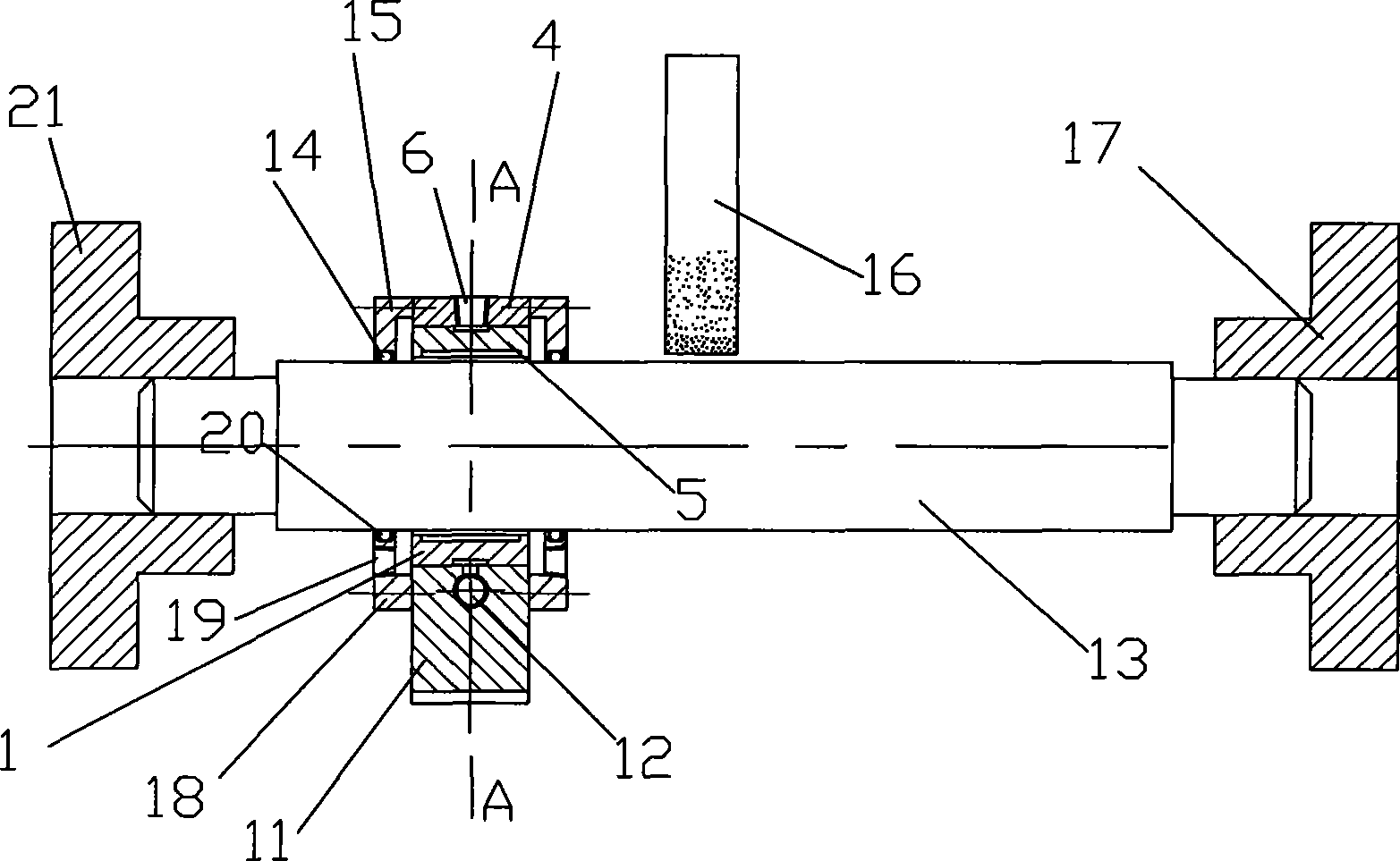 Machine tool fluid pressure center frame