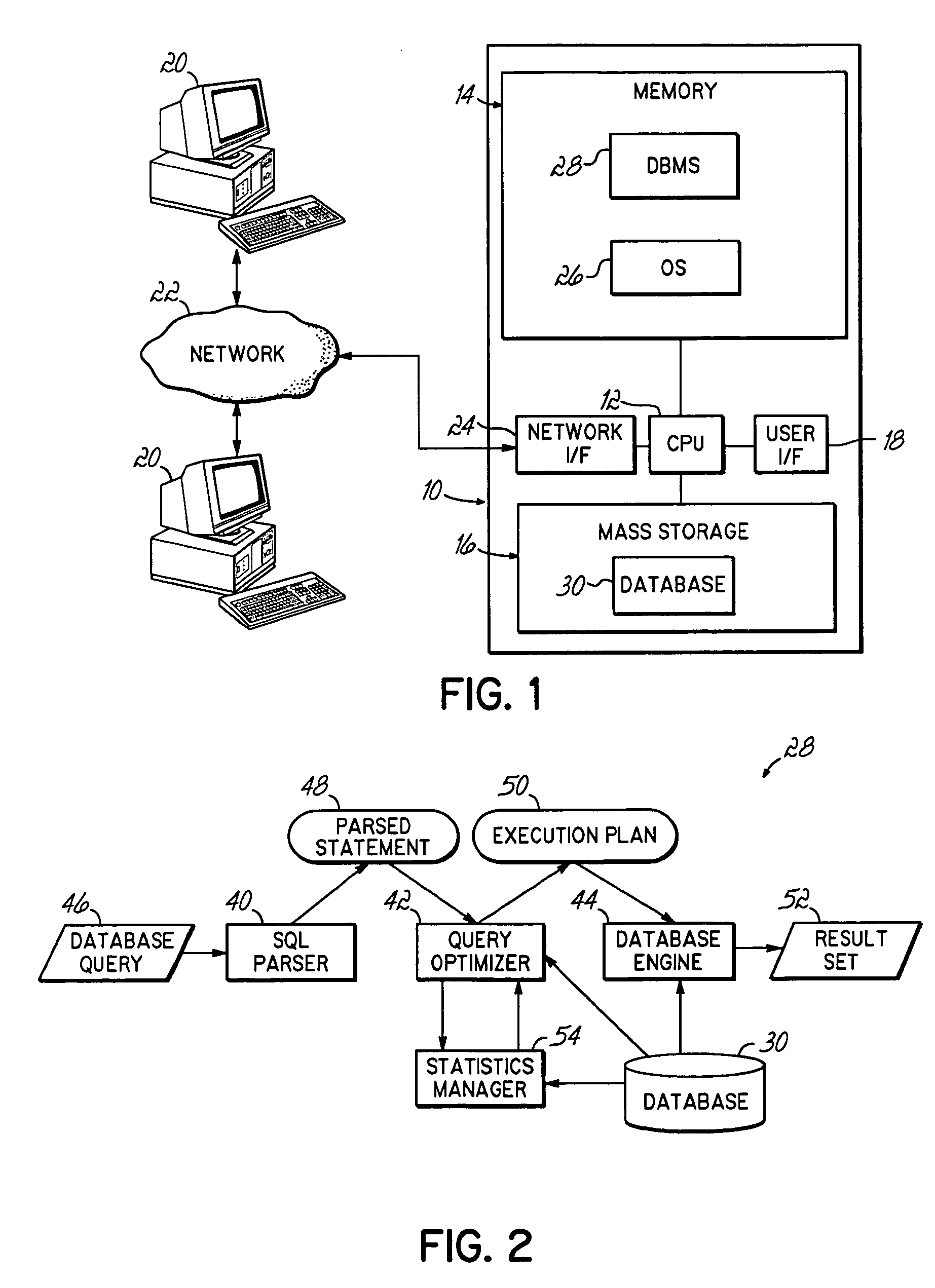 Building database statistics across a join network using skew values