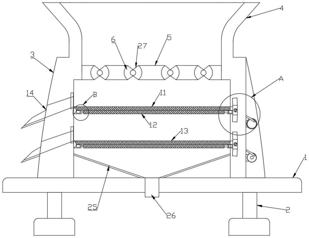 Metal powder screening device for 3D printing