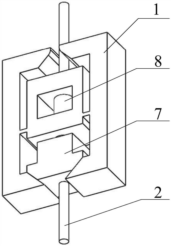 Clamp type inertia piezoelectric linear motor