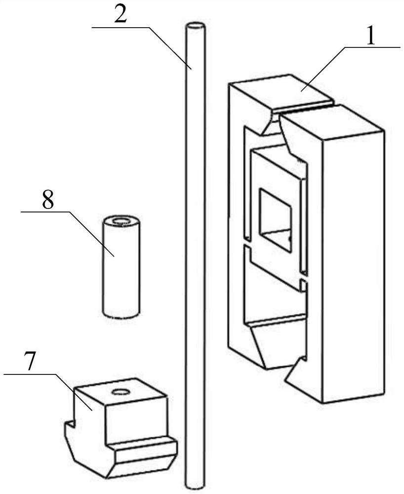 Clamp type inertia piezoelectric linear motor