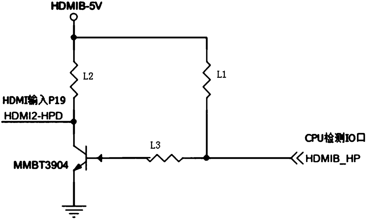 Device for multiplex transmission of scart and hdmi signals by hdmi interface