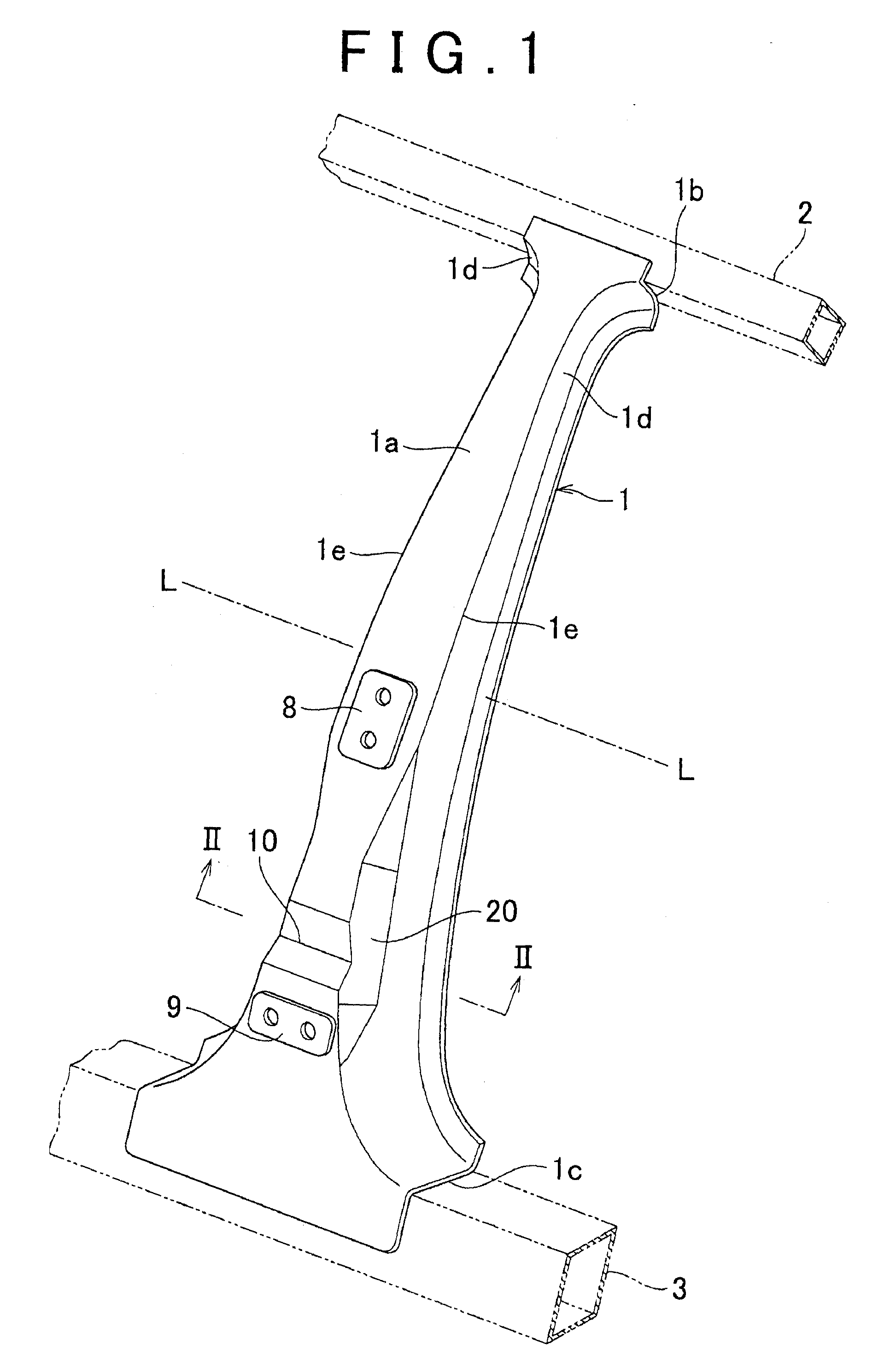 Vehicle pillar structure