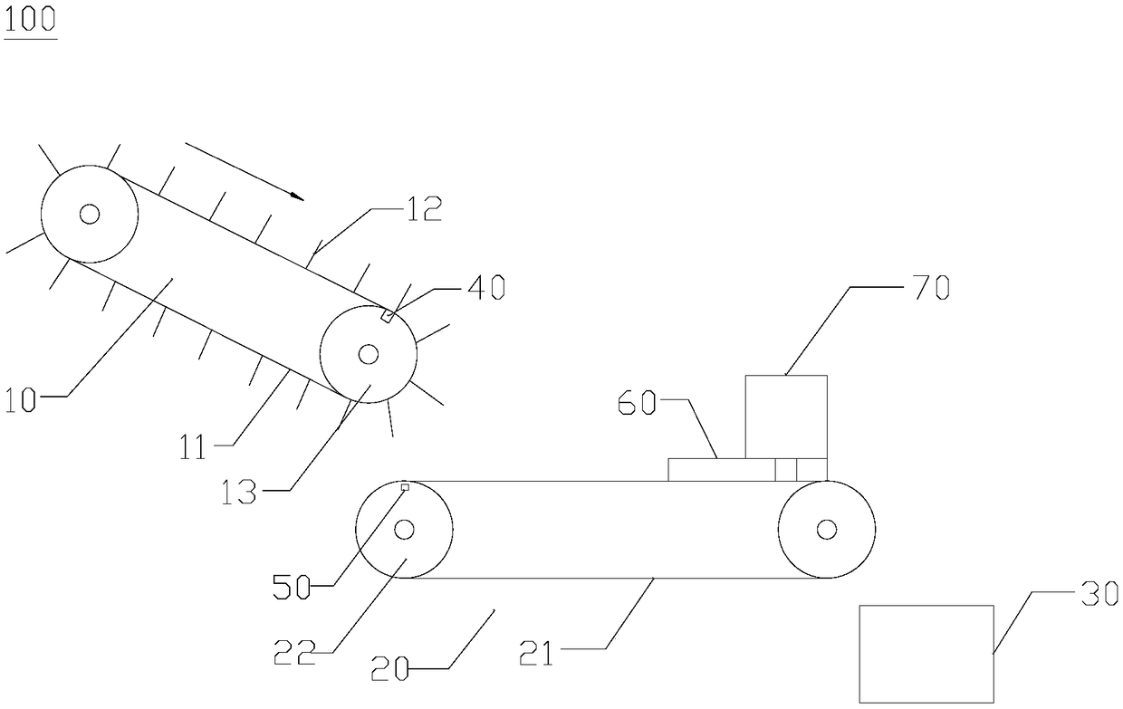 Aquatic product conveying device