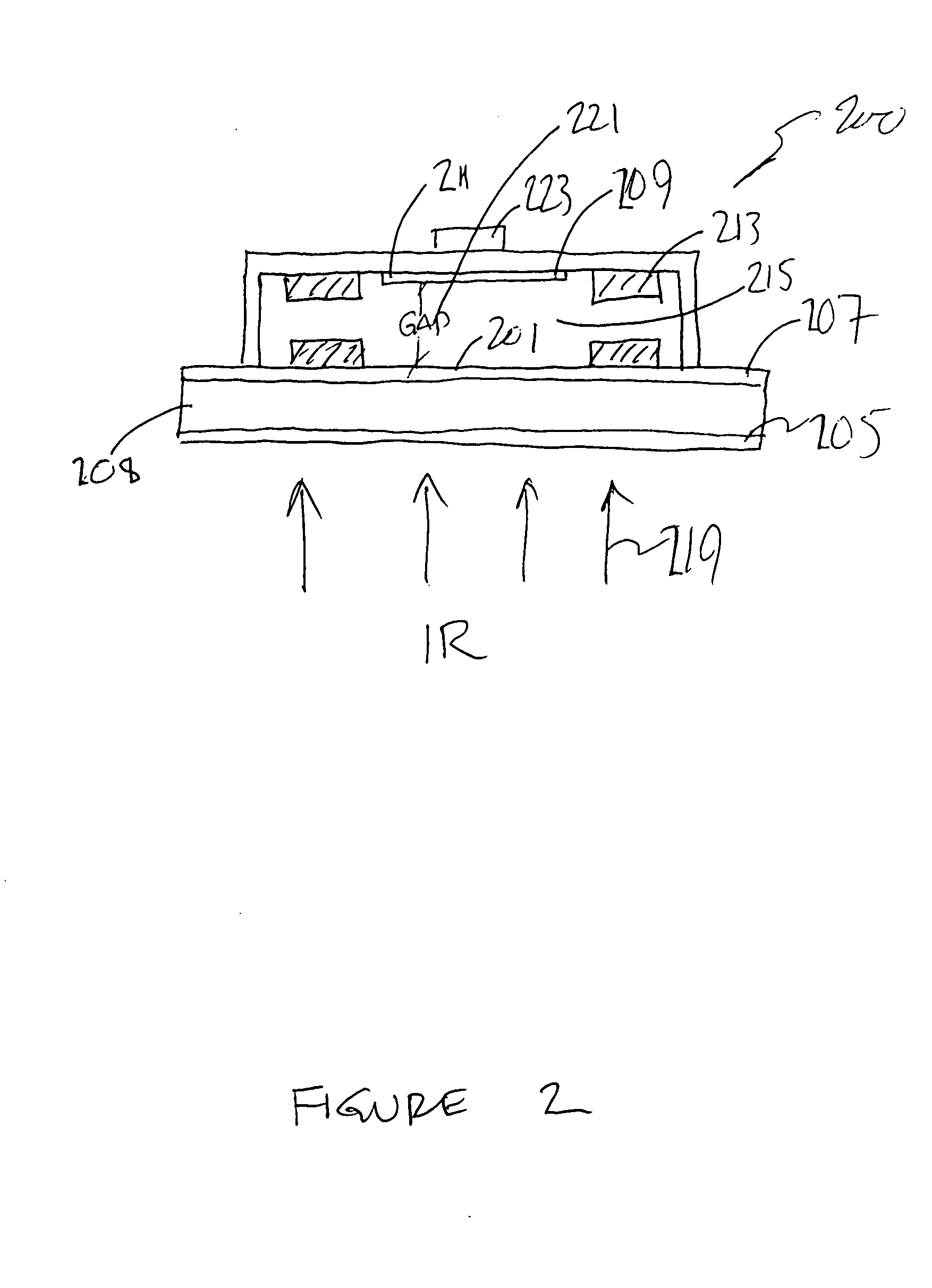 Apparatus and method for sensing electromagnetic radiation using a tunable device